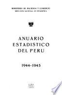 Anuario estadístico del Peru