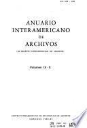 Anuario interamericano de archivos