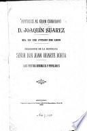 Apoteosis al gran ciudadano D. Joaquín Suarez el 18 de Julio de 1896