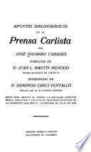Apuntes bibliográficos de la prensa carlista