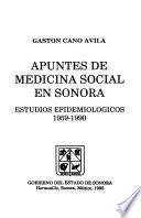 Apuntes de medicina social en Sonora