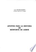 Apuntes para la historia de Monforte de Lemos
