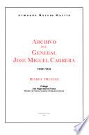 Archivo del general José Miguel Carrera: Diario militar