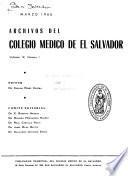 Archivos del Colegio Médico de El Salvador