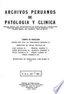 Archivos peruanos de patología y clinica