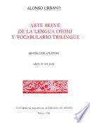 Arte breve de la lengua otomí y vocabulario trilingüe