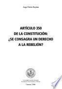 Artículo 350 de la Constitución