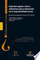Aspectos legales, retos y reflexiones para el desarrollo de la responsabilidad social