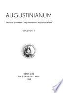 Augustinianum : periodicum semestre