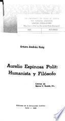 Aurelio Espinosa Pólit, humanista y filósofo