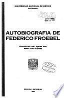 Autobiografía de Federico Froebel