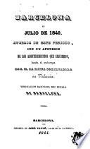 Barcelona en julio de 1840