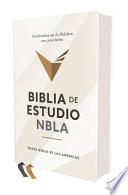Biblia de Estudio NBLA, Tapa Dura, Interior a Dos Colores