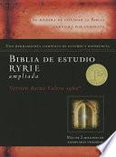 Biblia de estudio Ryrie ampliada duotono indexed / Ryrie Study Bible