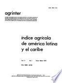 Bibliografia agricola Latinoamericana y del Caribe