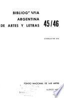 Bibliografía argentina de artes y letras