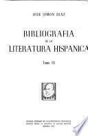 Bibliografía de literatura hispánica