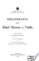 Bibliografía de Rafael Montoro y Valdés
