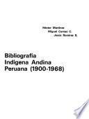 Bibliografía indígena andina peruana (1900-1968)