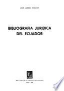 Bibliografía jurídica del Ecuador