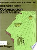Bibliografia sobre Colonizacion de America Latina