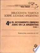 Bibliografía sobre Judaísmo argentino