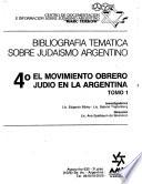 Bibliografia sobre judaismo argentino
