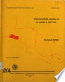 Bibliografías agrícolas de América Central, El Salvador