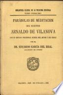 Biblioteca Clásica de la Medicina Española, tomo XI - Parábolas de meditación del maestro Arnaldo de Vilanova