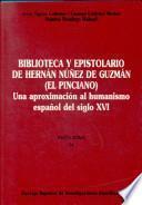 Biblioteca y epistolario de Hernán Núñez de Guzmán (El Pinciano)