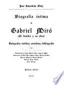 Biografía íntima de Gabriel Miró