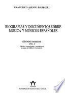 Biografías y documentos sobre música y músicos españoles