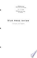 Blue Mesa Review