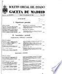 Boletâin oficial del estado: Gaceta de Madrid