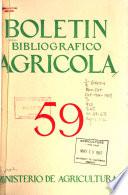 Boletín bibliográfico agrícola