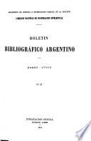 Boletín bibliográfico argentino