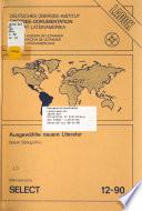 Boletín de documentación latinoamericana