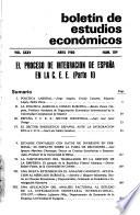 Boletín de estudios económicos