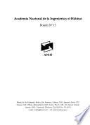 Boletín de la Academia Nacional de la Ingeniería y el Hábitat