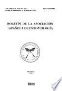 Boletín de la Asociación Española de Entomología
