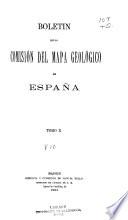Boletín de la Comisión del Mapa Geológico de España