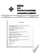 Boletín de la Dirección de Malariología y Saneamiento Ambiental