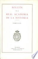 Boletin de la Real Academia de la Historia. TOMO CLXX. NUMERO III. AÑO 1973