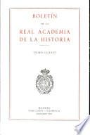 Boletin de la Real Academia de la Historia. TOMO CLXXVII. NUMERO II. AÑO 1979