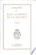 Boletin de la Real Academia de la Historia. TOMO CXCI. NUMERO I. AÑO 1994