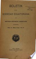 Boletín de la Sociedad Ecuatoriana de Estudios Históricos Americanos
