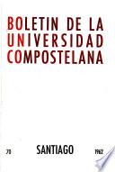 Boletin de la Universidad de Santiago de Compostela