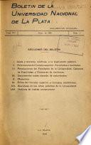 Boletín de la Universidad Nacional de La Plata