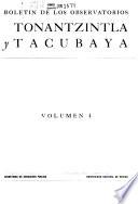 Boletín de los Observatorios de Tonantzintla y Tacubaya