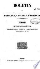 Boletín de medicina, cirugía y farmacia